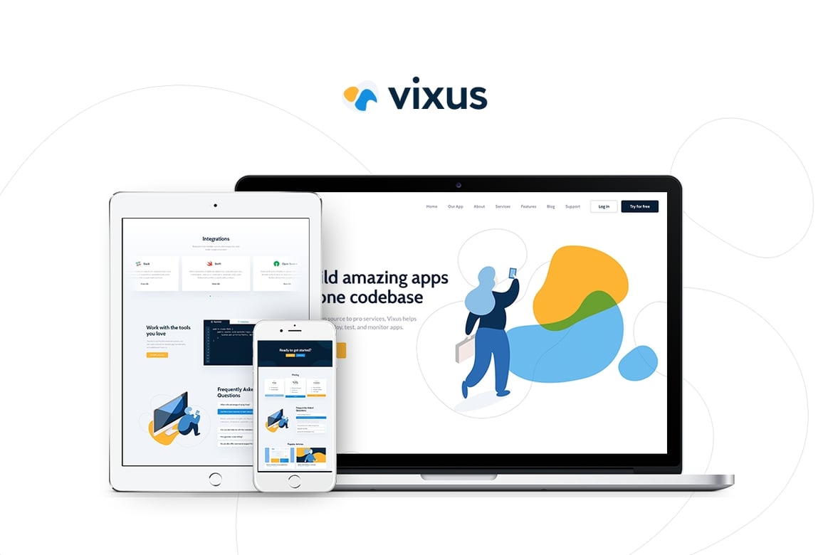 Vixus: Tema WordPress Modern untuk Aplikasi Mobile yang Kuat