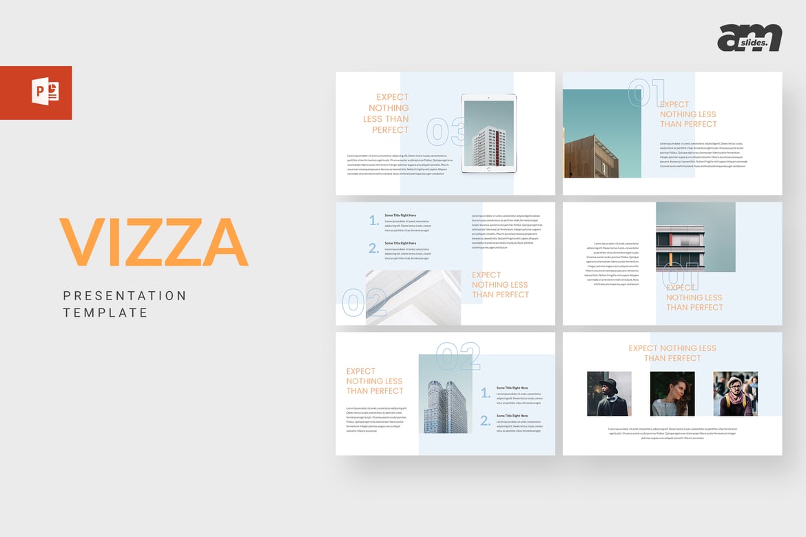 Vizza - Template Powerpoint Kreatif untuk Presentasi Menarik