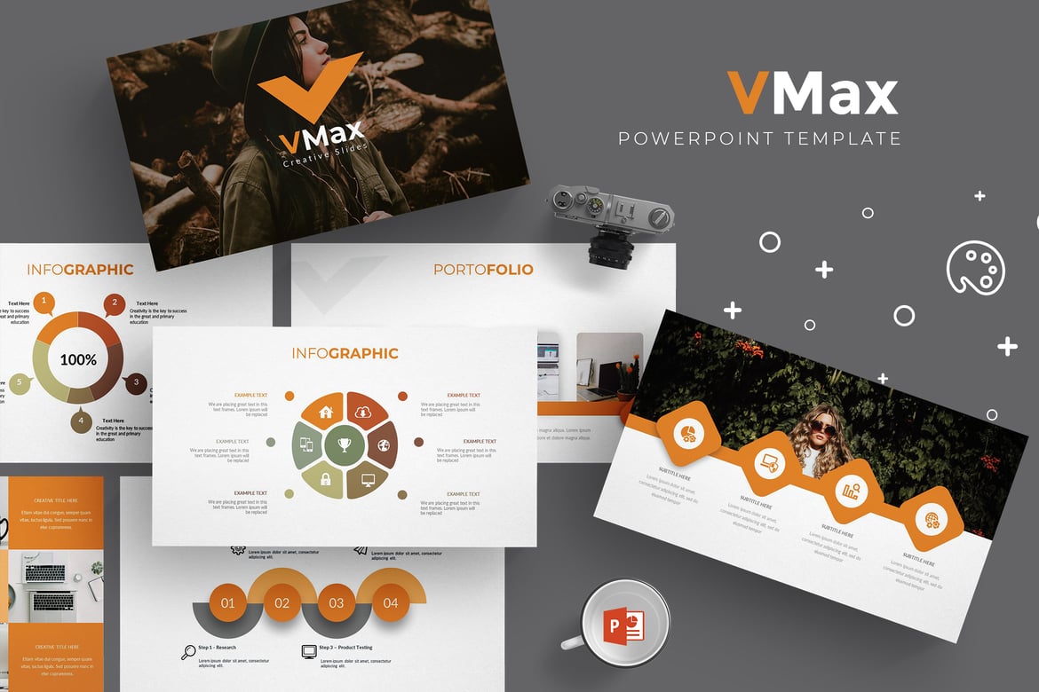 Template PowerPoint Vmax - Solusi Presentasi Menarik dan Profesional