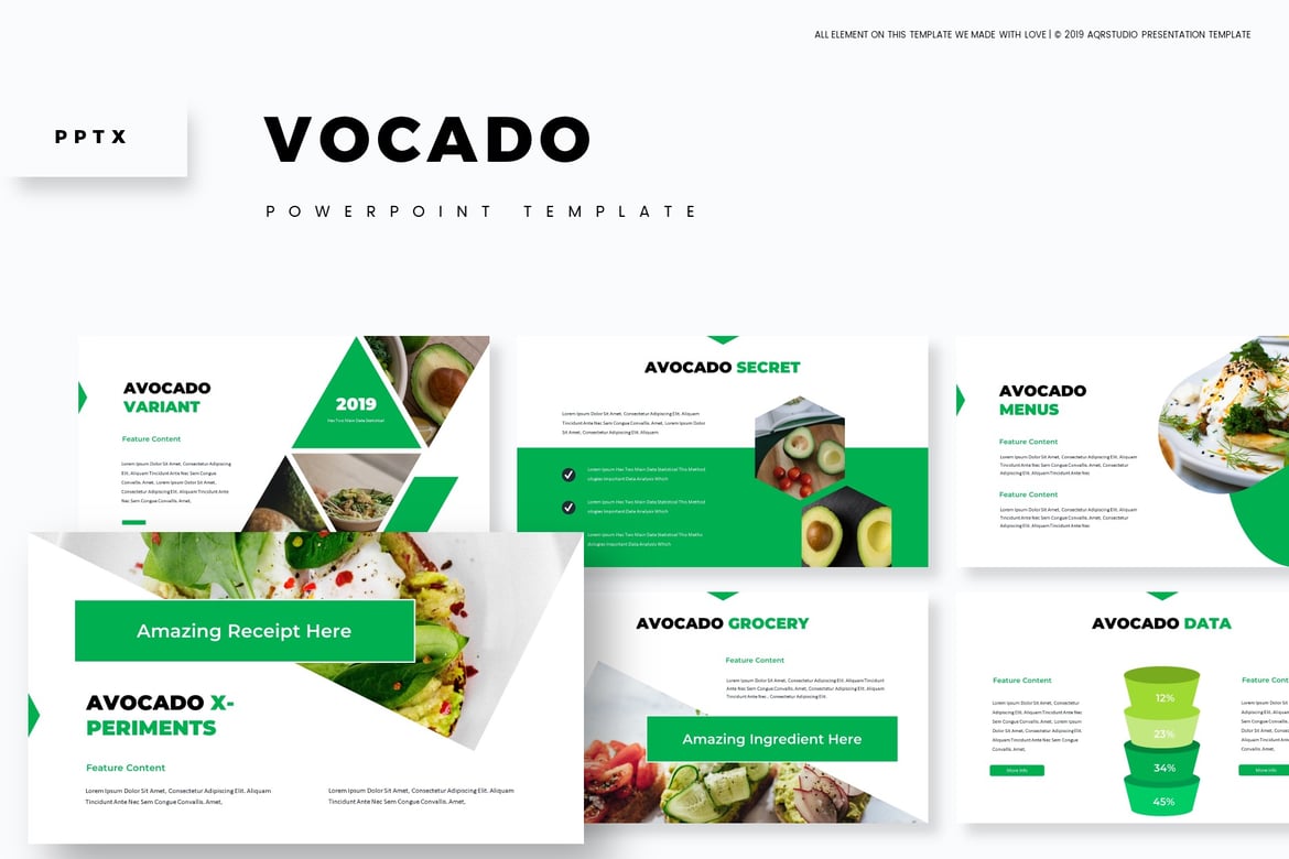 Vocado - Template PowerPoint Serbaguna yang Menarik