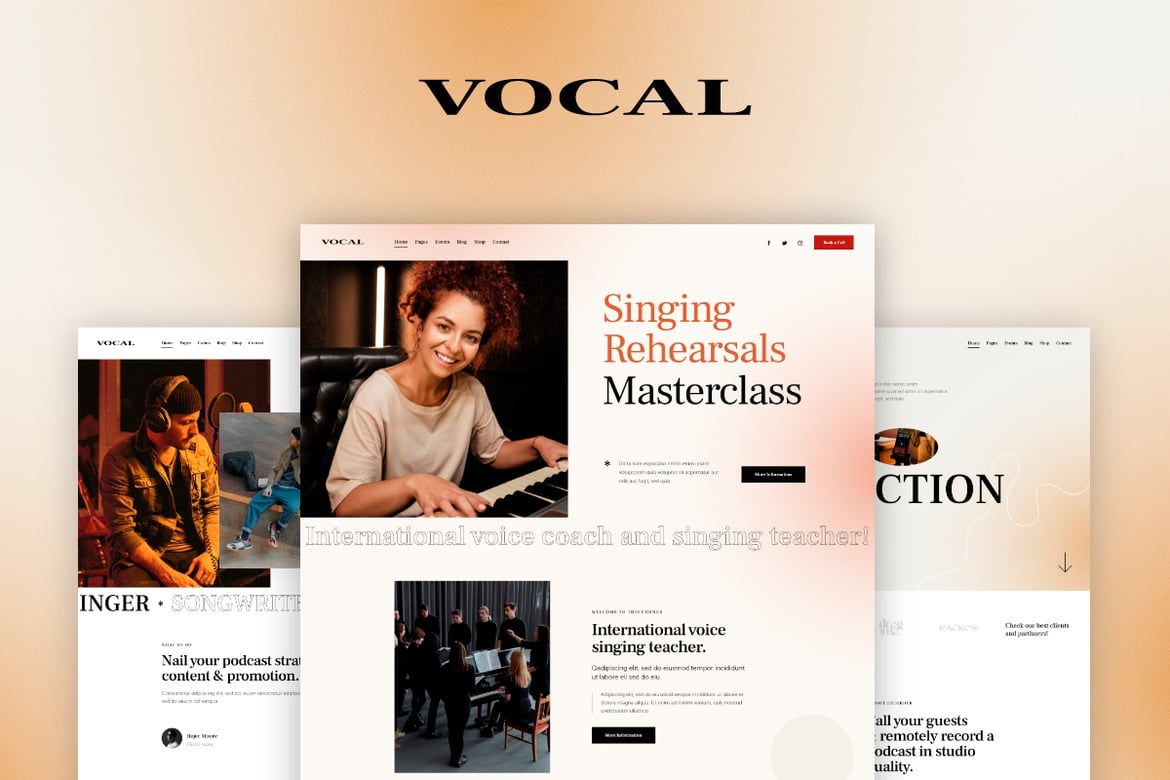 Tema WordPress Vocal: Solusi Ideal untuk Sekolah Seni dan Musik Modern