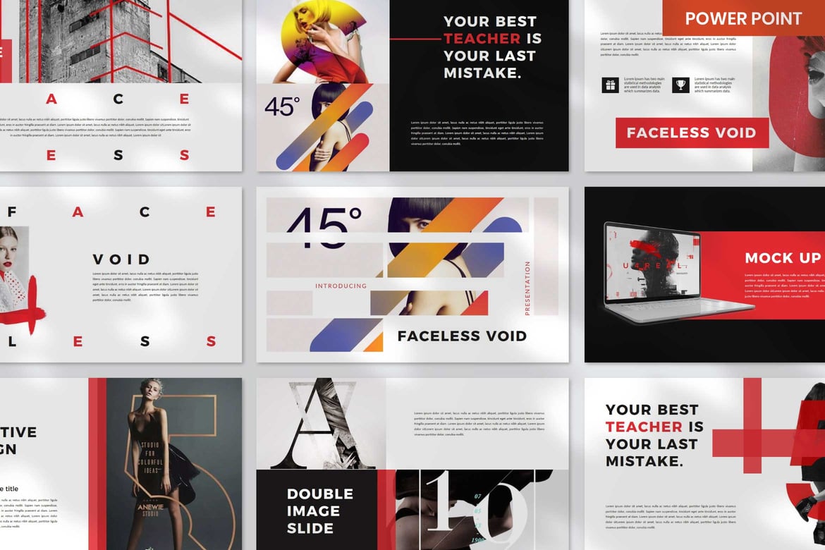 Template PowerPoint Void: Elegan dan Serbaguna untuk Presentasi Anda