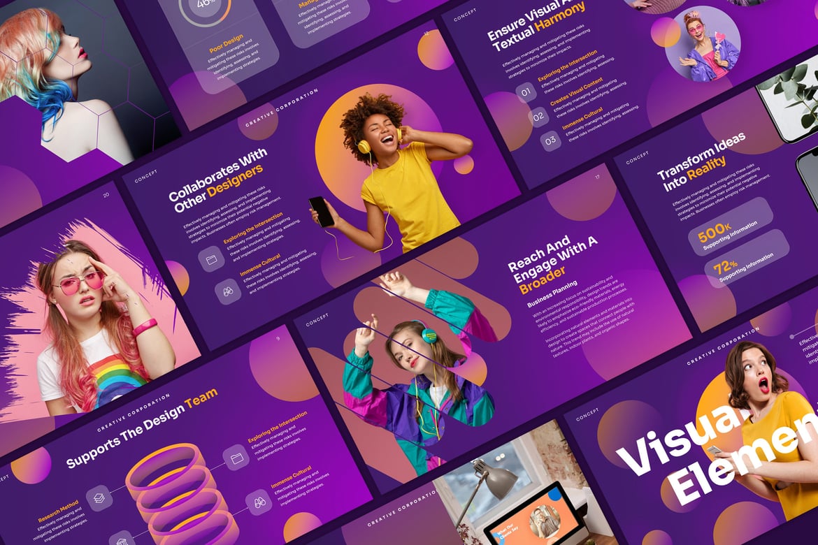 Template PowerPoint Voila: Presentasi Menarik dan Mudah Disesuaikan