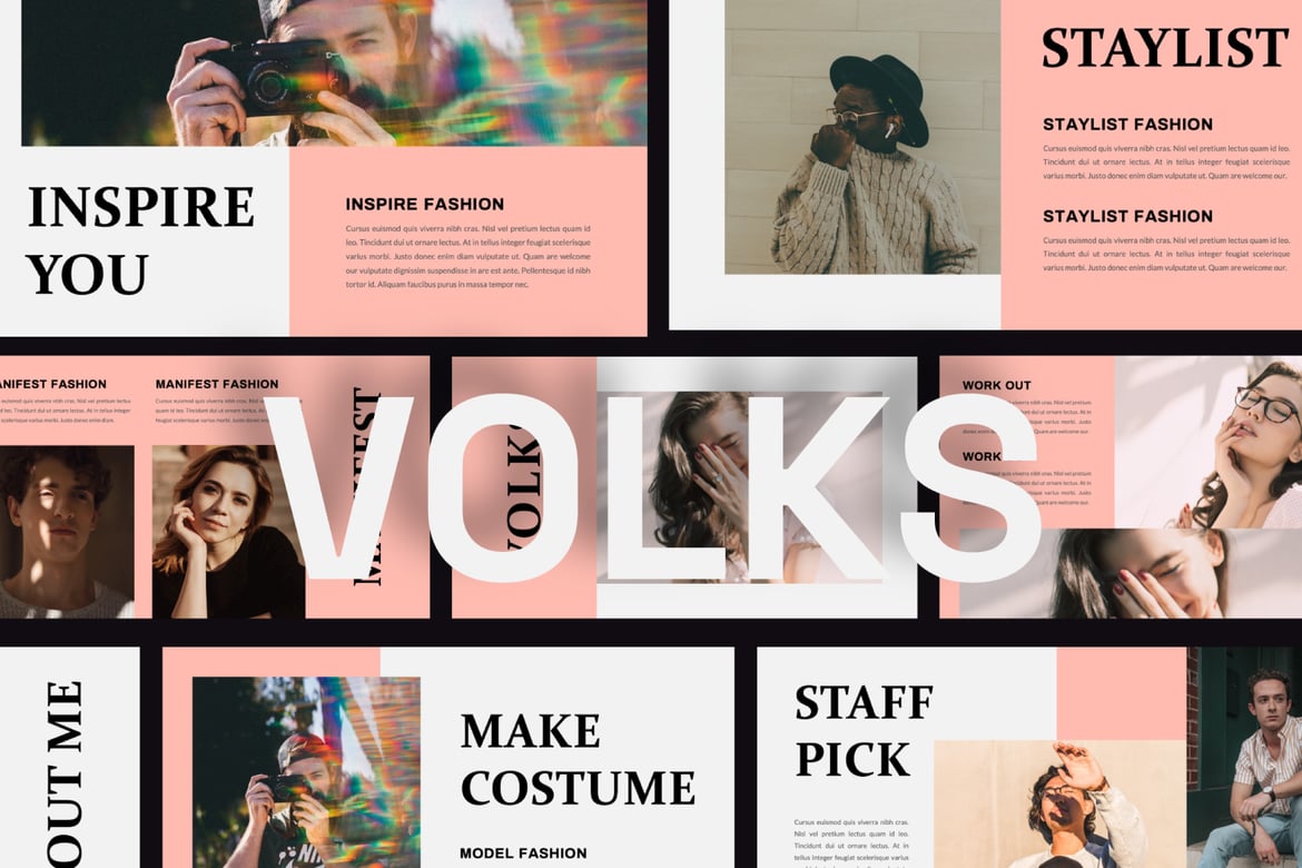 Template Presentasi PowerPoint Volks yang Menarik dan Profesional