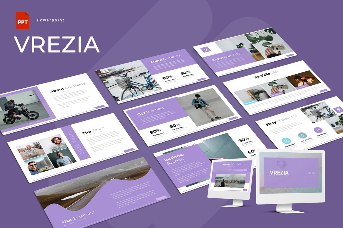 Vrezia - Template PowerPoint Serbaguna