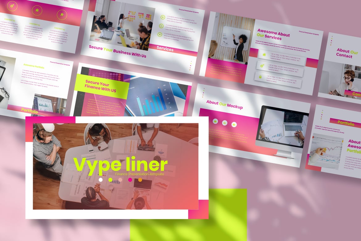Template PowerPoint Vype - Presentasi Bisnis yang Menarik