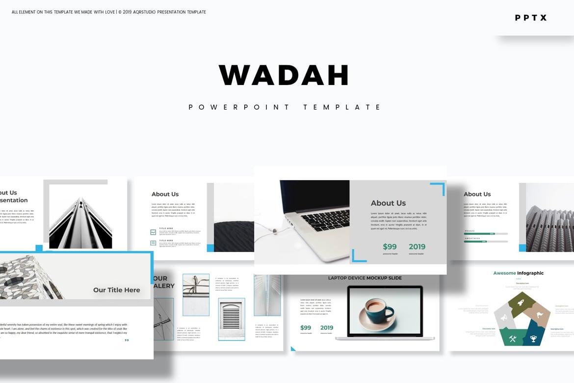 Template Powerpoint Wadah - Solusi Presentasi Serbaguna
