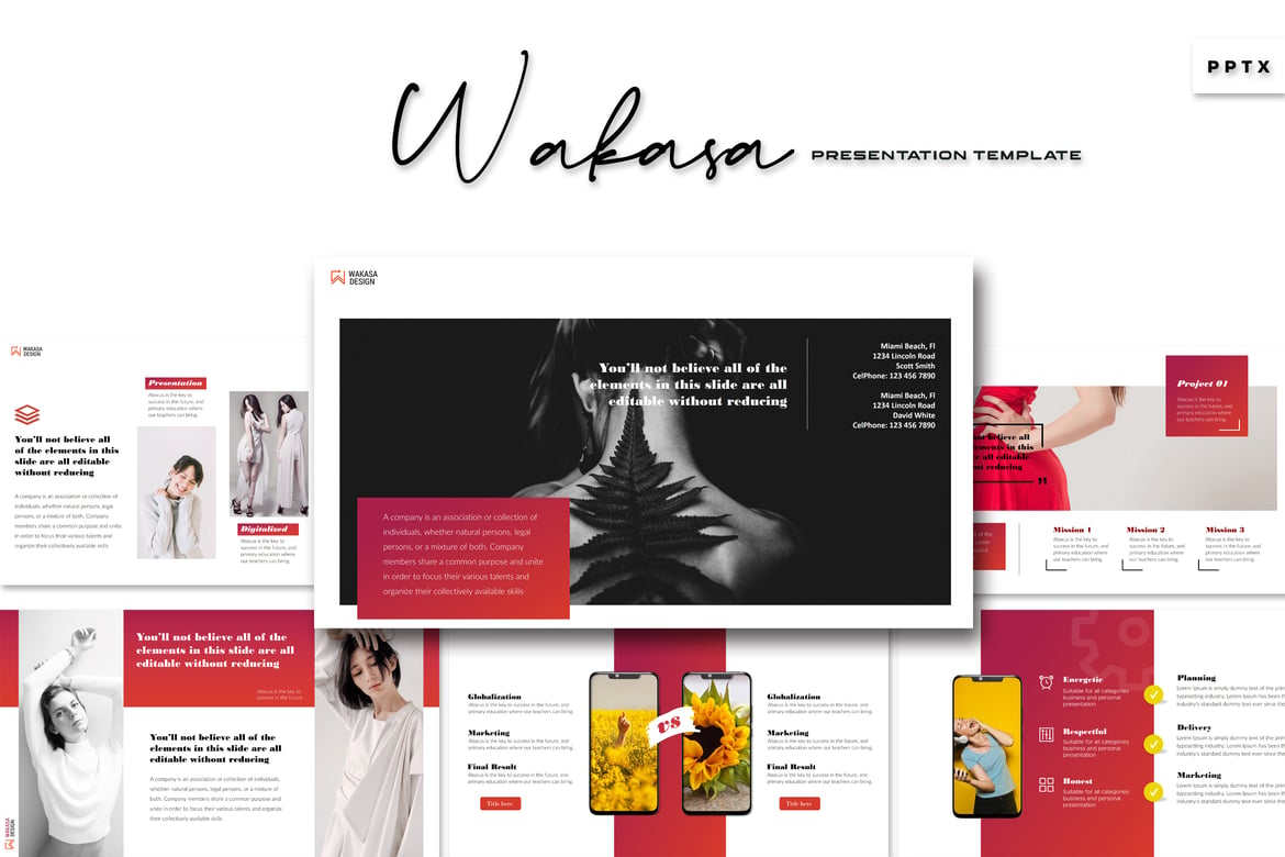 Template PowerPoint Wakasa - Presentasi Kreatif untuk Segala Keperluan