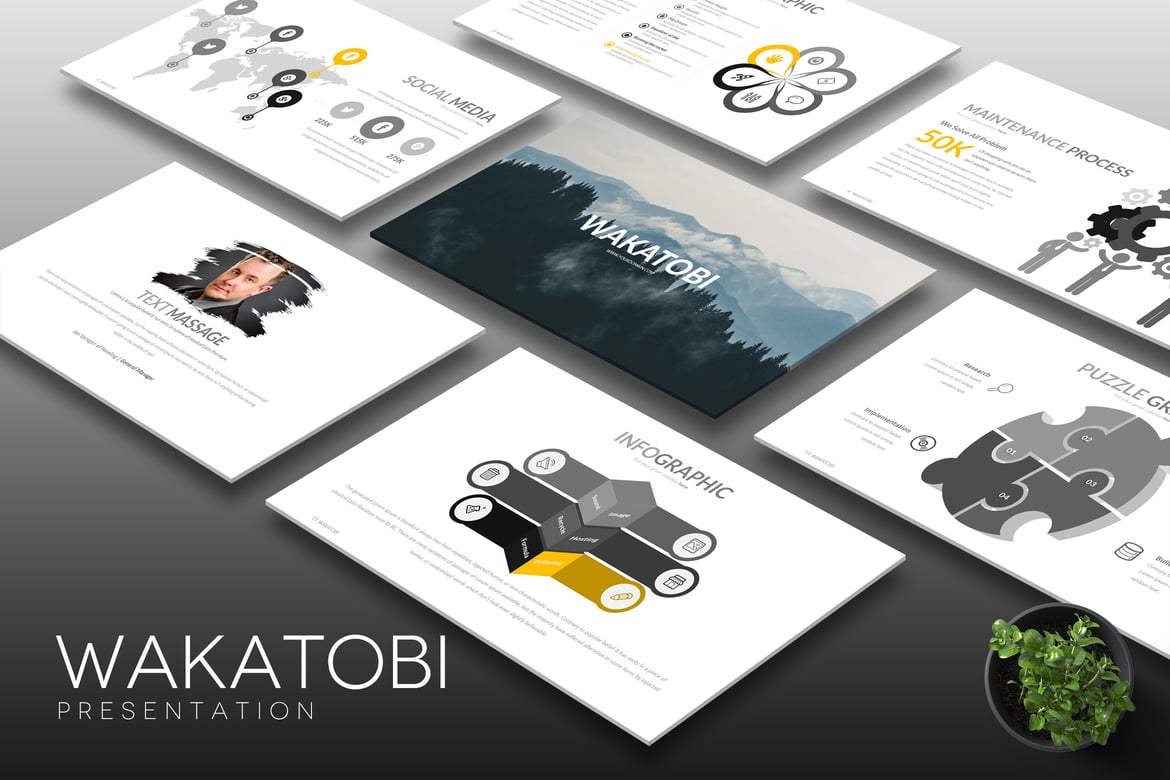 Template PowerPoint Wakatobi: Solusi Presentasi Kreatif dan Profesional