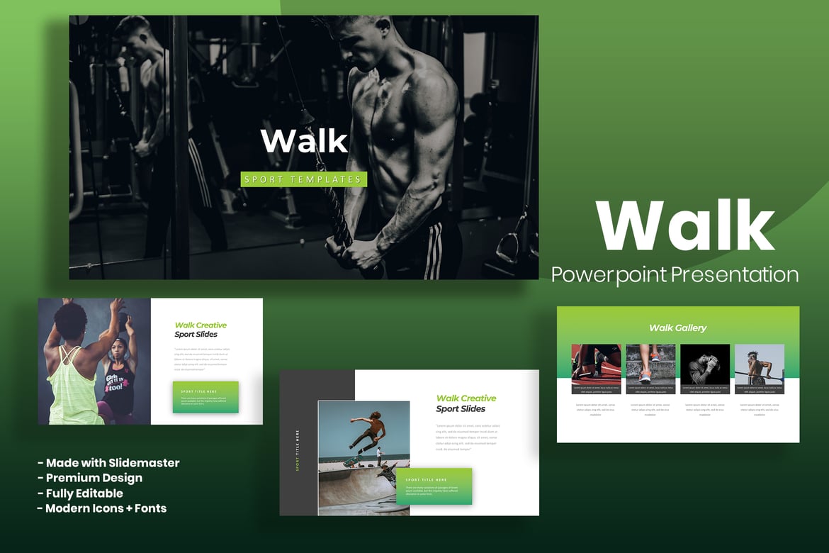 Template Powerpoint Walk - Solusi Presentasi Menarik dan Profesional