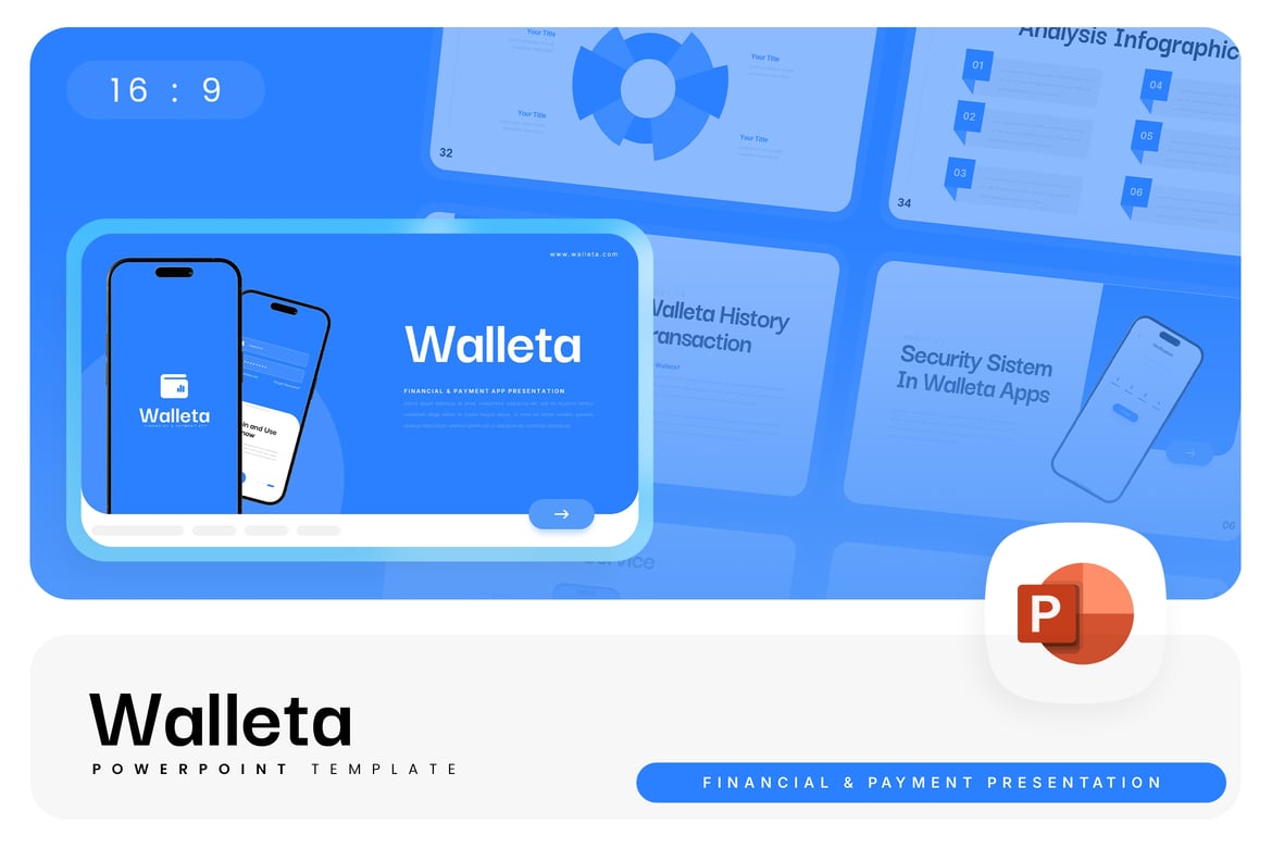 Template PowerPoint Walleta – Solusi Presentasi Keuangan yang Profesional