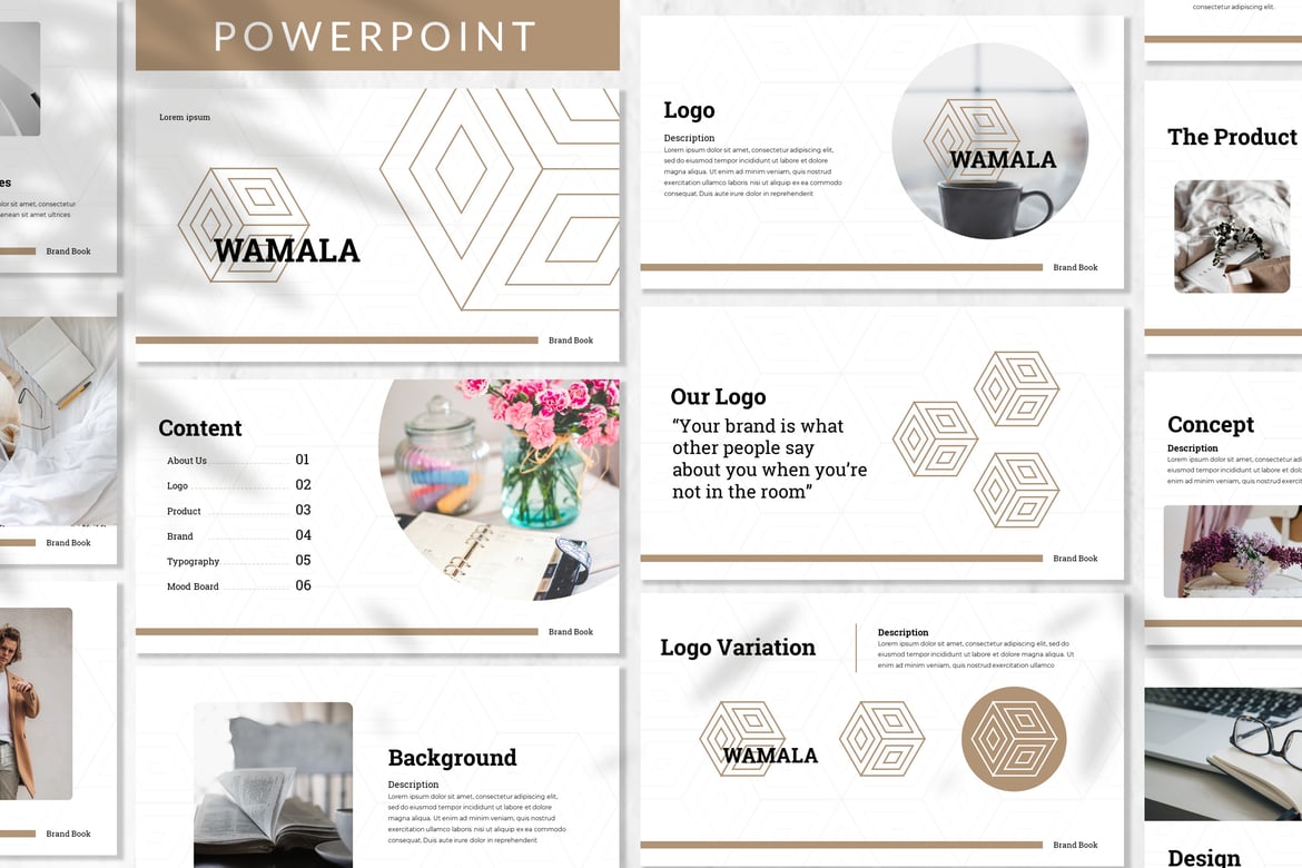 Wamala - Template Presentasi Powerpoint yang Elegan dan Modern
