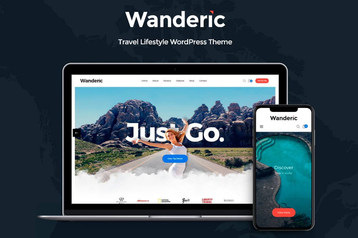 Wanderic: Tema WordPress Stylish untuk Blog Perjalanan dan Gaya Hidup Anda