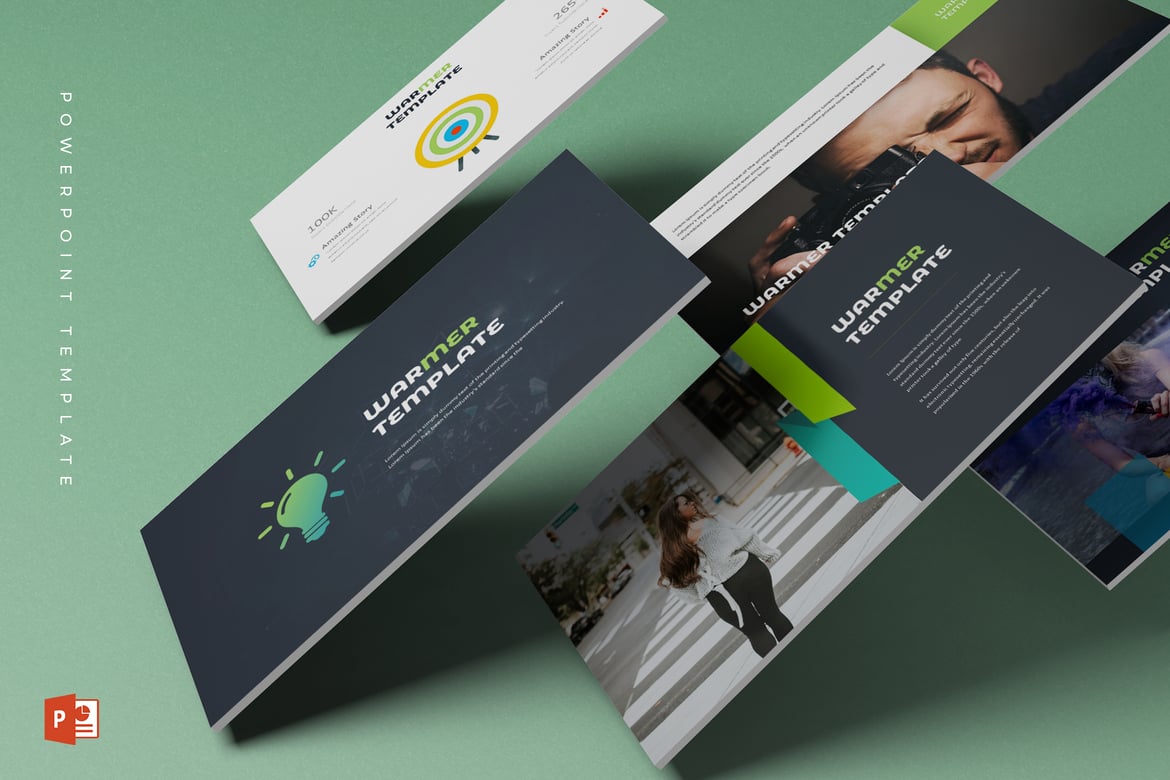 Template PowerPoint Warmer - Solusi Presentasi Kreatif dan Menarik