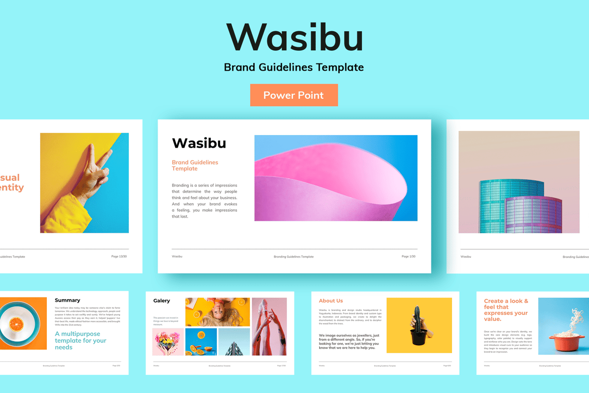 Wasibu - Template Presentasi PowerPoint yang Elegan dan Profesional
