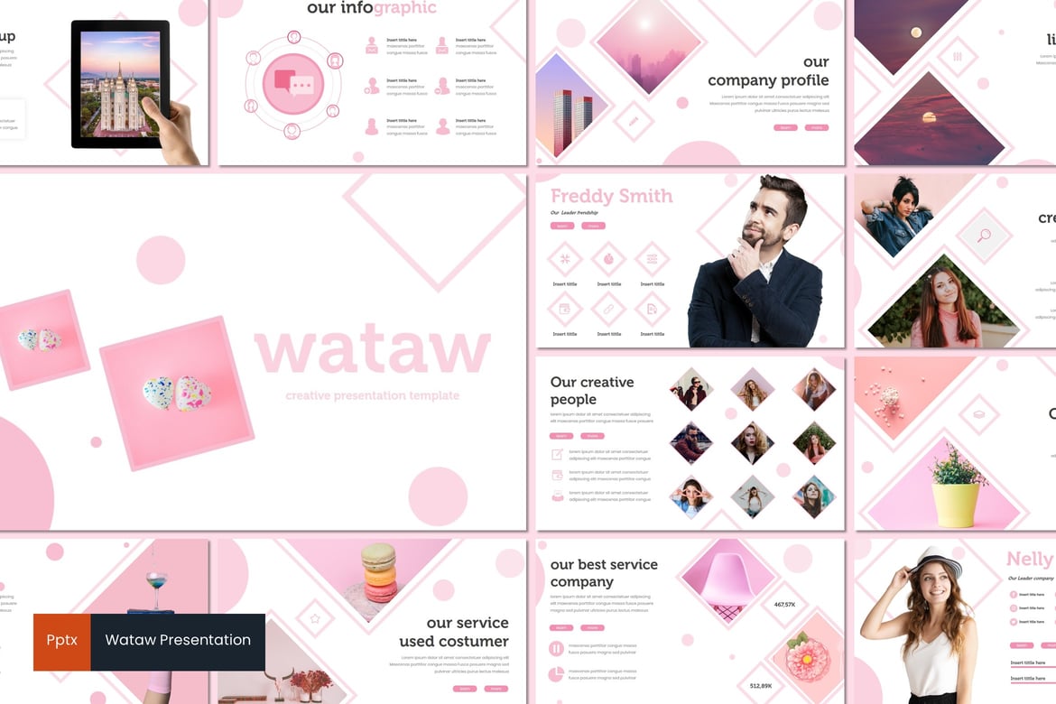 Wataw - Template Presentasi PowerPoint Kreatif dan Minimalis
