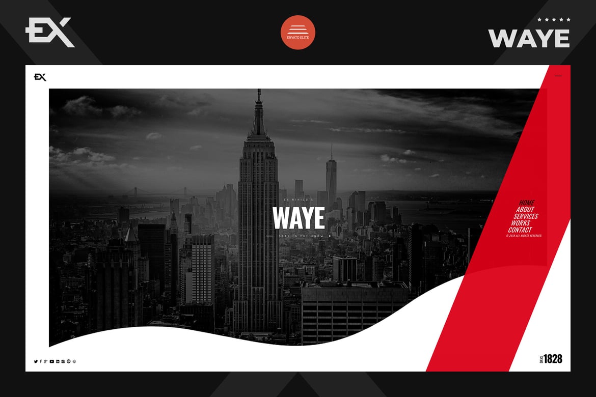 Waye - Template Website 'Sedang Dalam Pembangunan' yang Menarik dan Modern