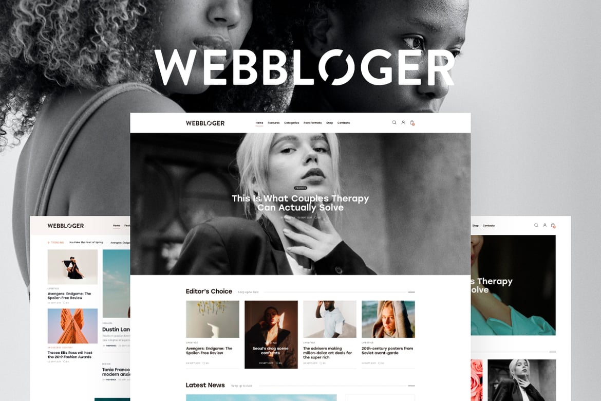 Tema WordPress Lifestyle Modern dan Responsif - Webbloger