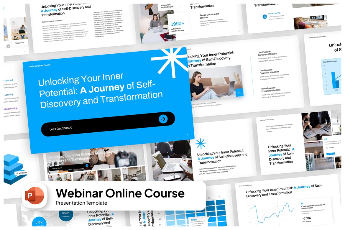 Template Presentasi Webinar PowerPoint yang Profesional