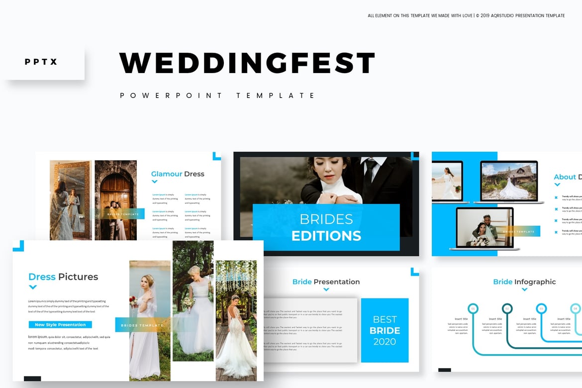 Template PowerPoint WeddIngfest - Solusi Presentasi Menarik