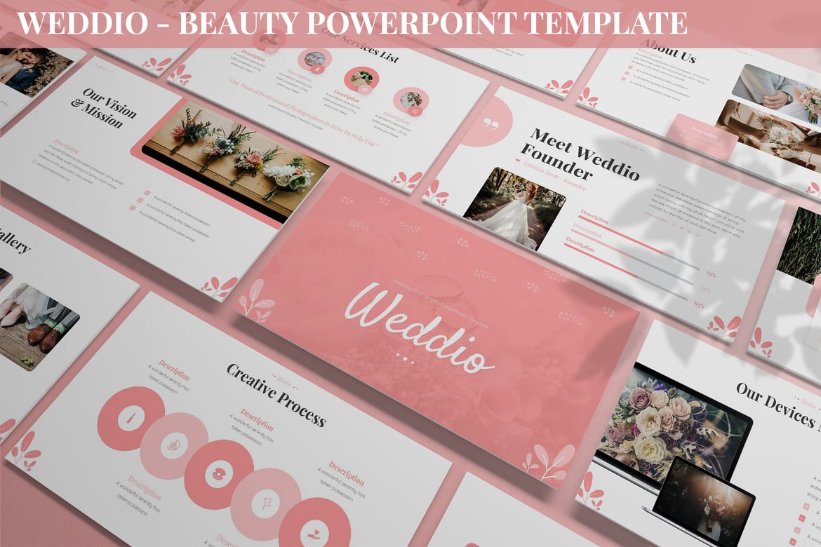 Template Powerpoint Weddio untuk Presentasi Cantik dan Profesional