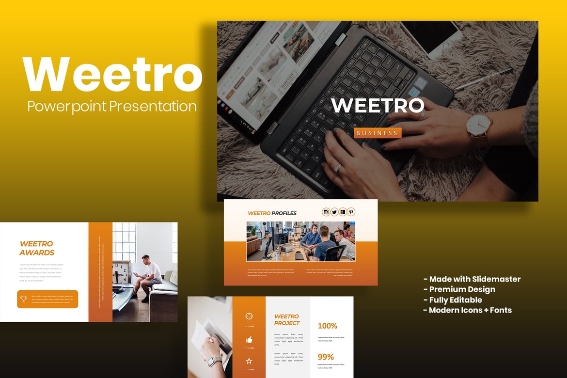 Weetro - Template PowerPoint Serbaguna untuk Presentasi Menarik