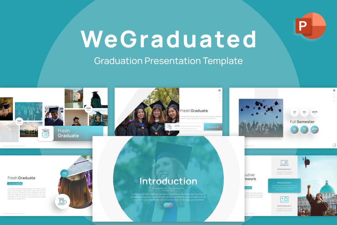 Template PowerPoint Wisuda WeGraduated yang Menarik dan Fungsional