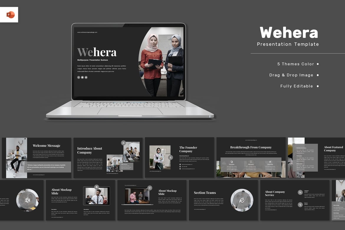 Wehera - Template PowerPoint Serbaguna untuk Segala Kebutuhan
