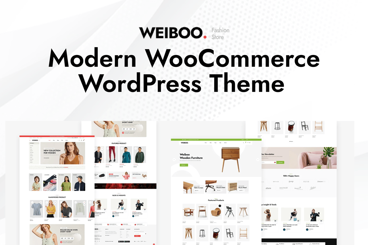 Weiboo - Tema WordPress WooCommerce Serbaguna yang Elegan