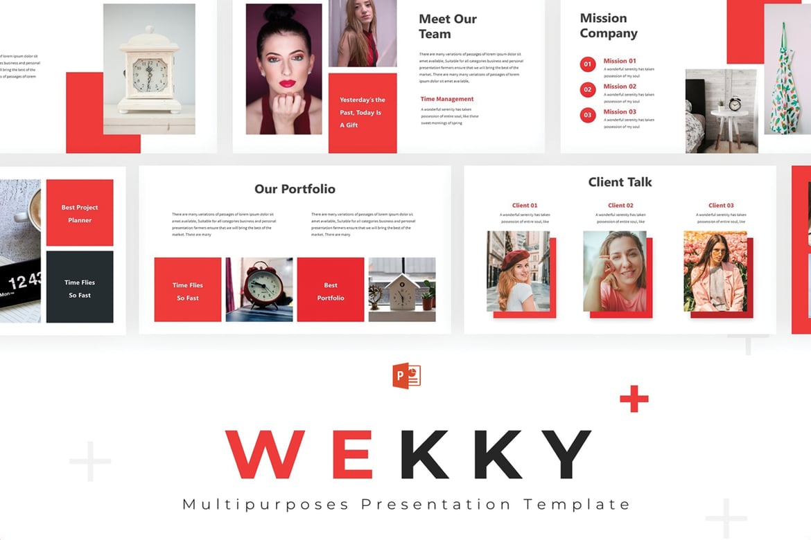 Wekky - Template PowerPoint Profesional untuk Presentasi Anda