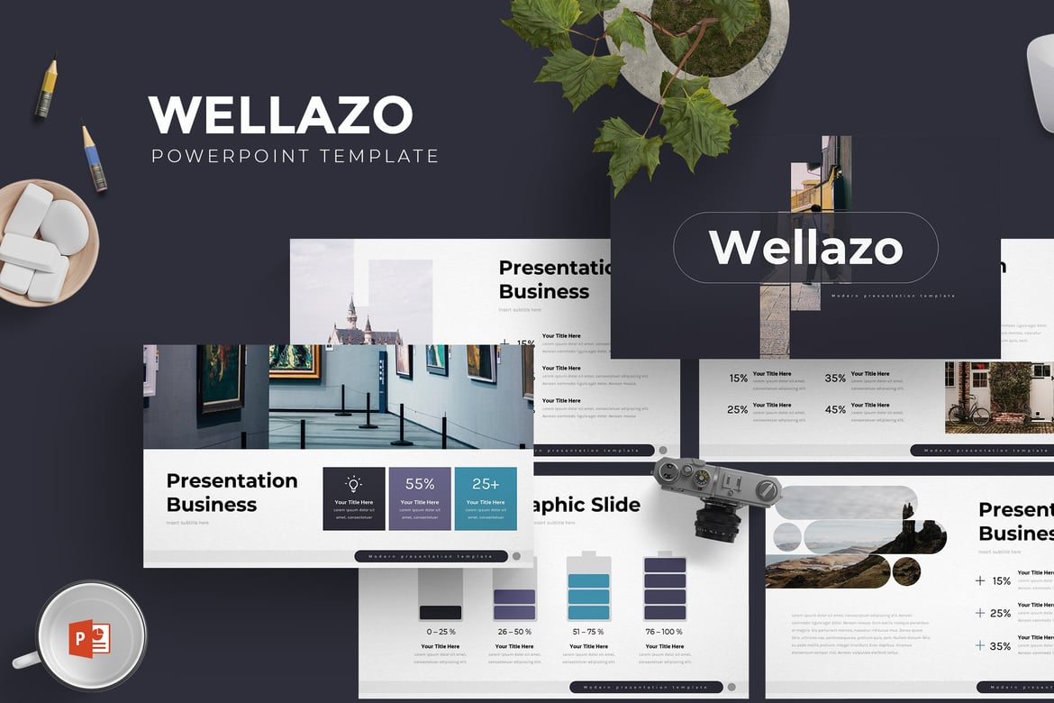 Wellazo - Template Powerpoint Serbaguna