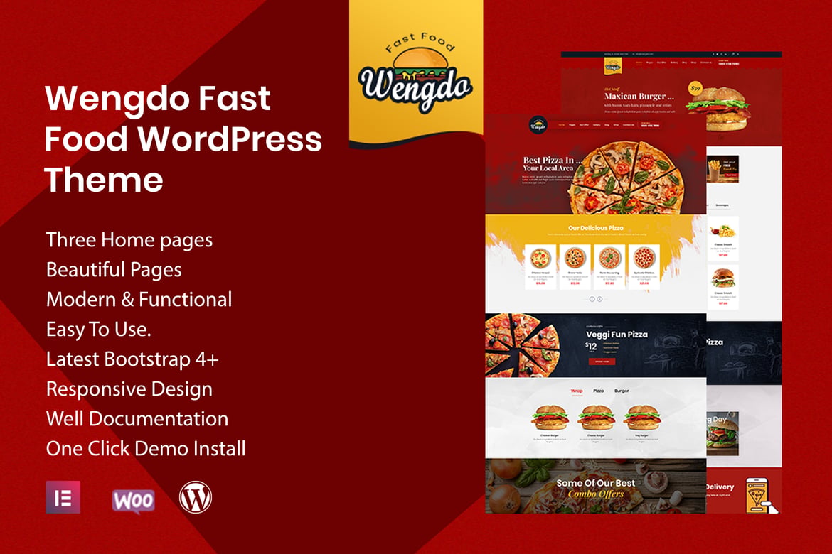 Wengdo - Tema WordPress Fastfood yang Menarik dan Responsif