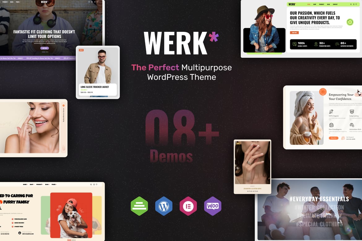 Tema WordPress Werk - Solusi Terbaik untuk Toko Fashion Online Anda