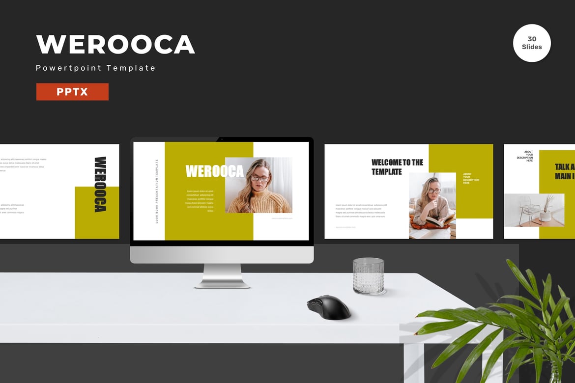 Werooca - Template PowerPoint Kreatif untuk Bisnis dan Pribadi