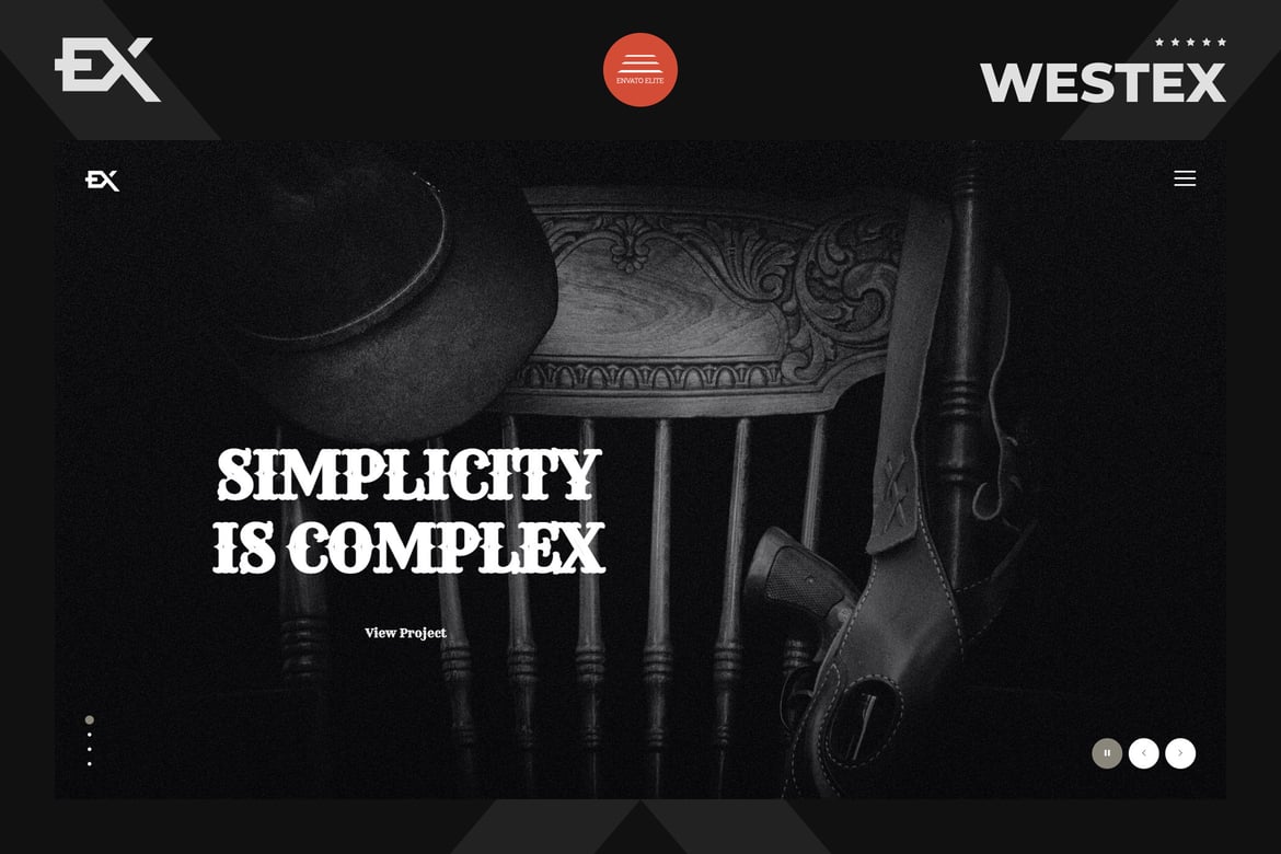 Westex - Template Website untuk Pengalaman Kreatif Sejati