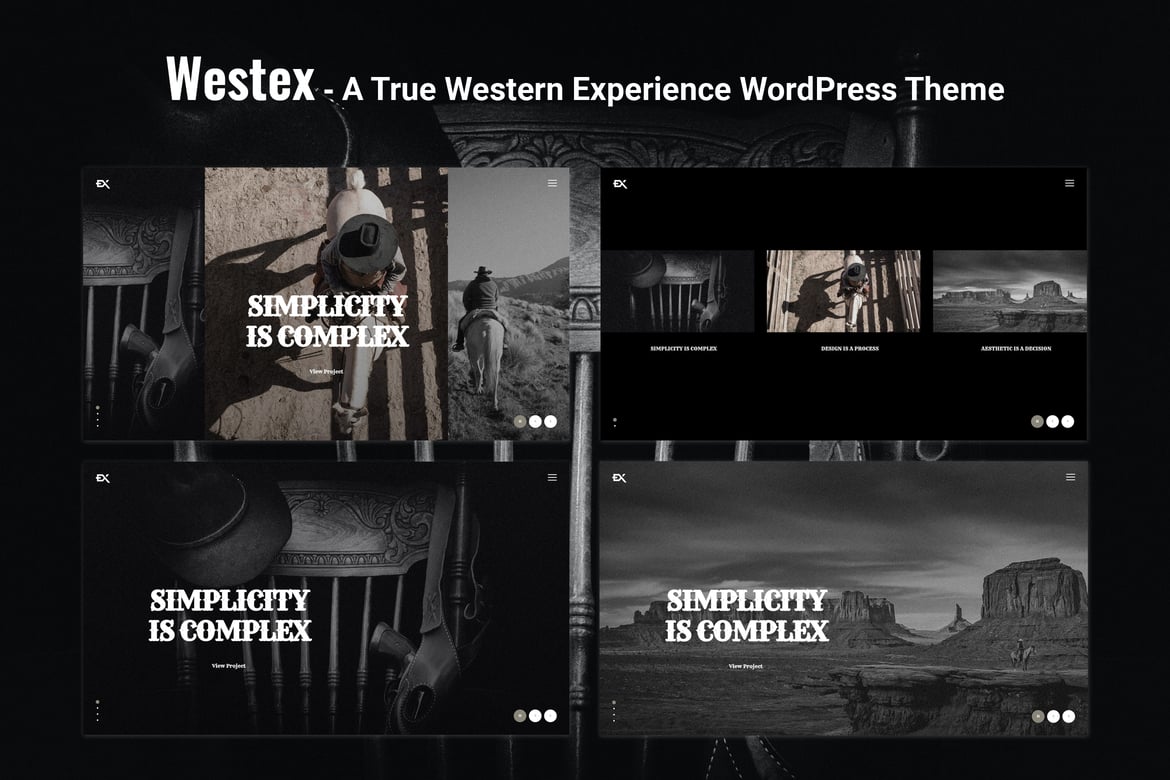 Westex - Tema WordPress untuk Pengalaman Western yang Otentik