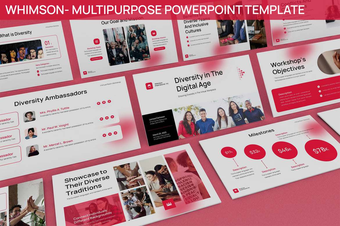 Whimson - Template PowerPoint Serbaguna untuk Presentasi Profesional