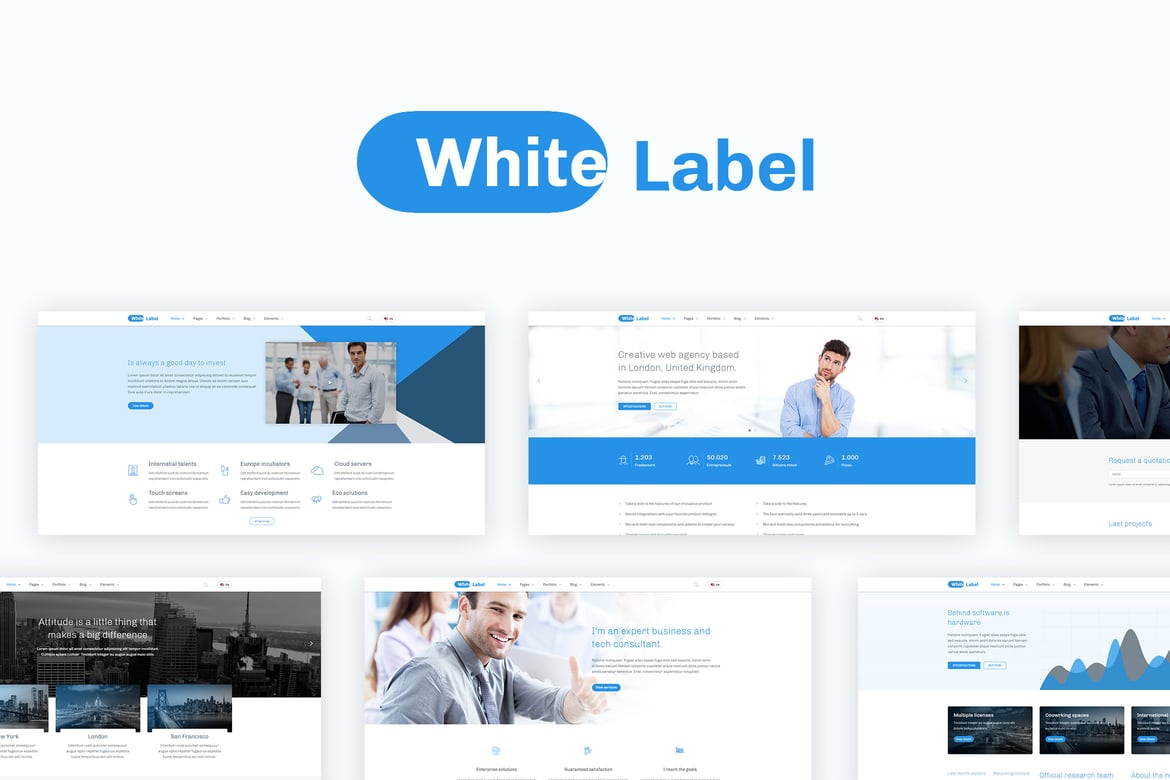 Template Website Serbaguna untuk Bisnis Modern