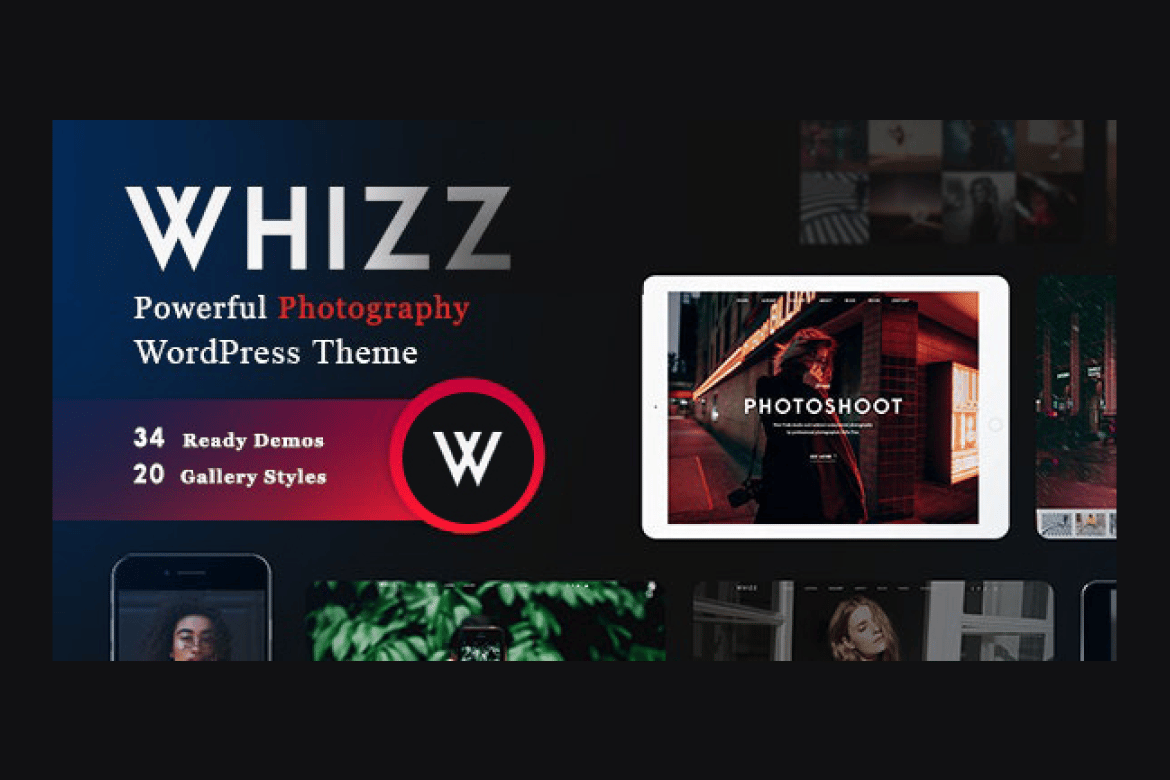 Tema WordPress Fotografi Whizz: Tampilkan Karya Anda dengan Elegan