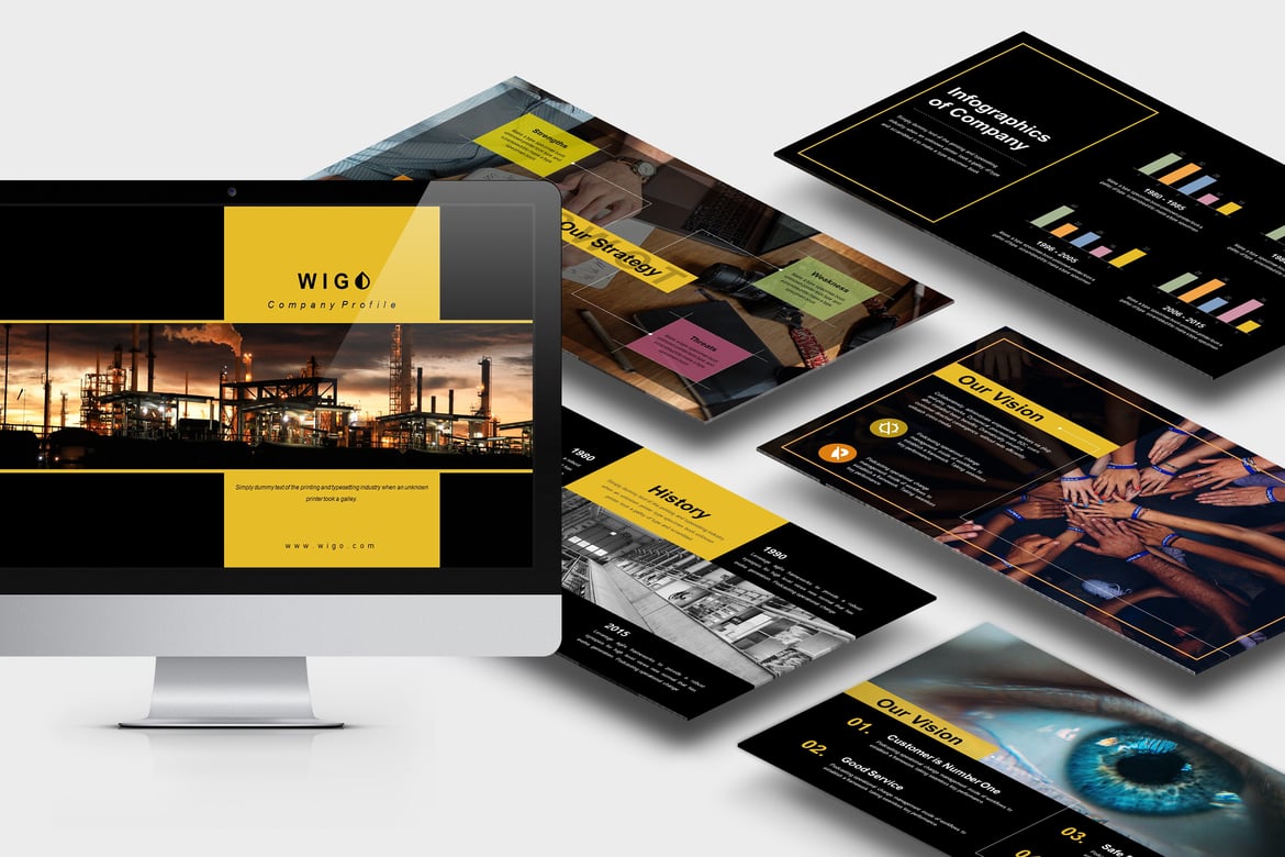 Wigo: Template Powerpoint Arsitektur yang Menarik