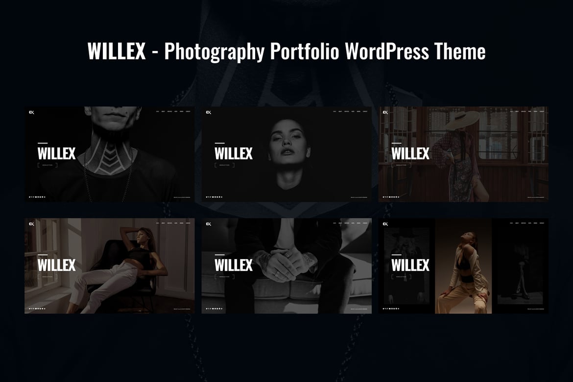 Willex - Tema WordPress Portfolio Fotografi yang Modern dan Responsif