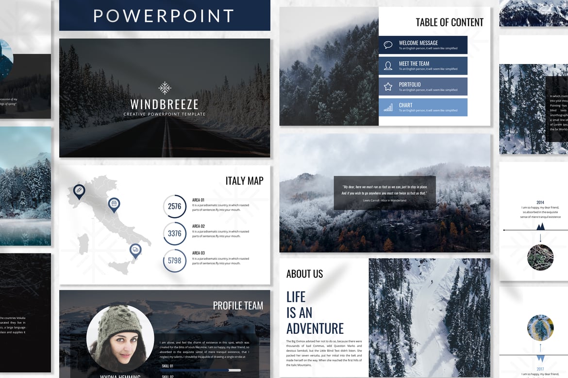 Winbreeze - Template Powerpoint Bisnis yang Menarik dan Profesional