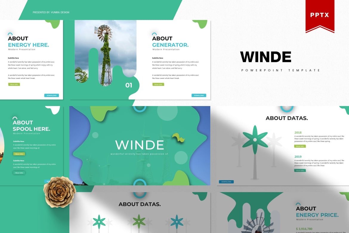 Winde | Template Presentasi PowerPoint Profesional