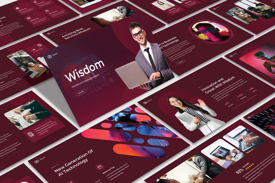 Template Powerpoint Kreatif untuk Presentasi Menarik