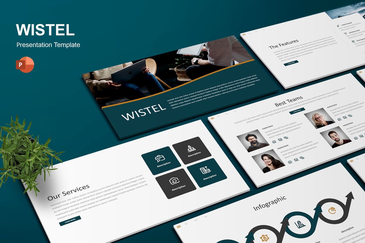 Wistel - Template Powerpoint Kreatif untuk Presentasi Menarik