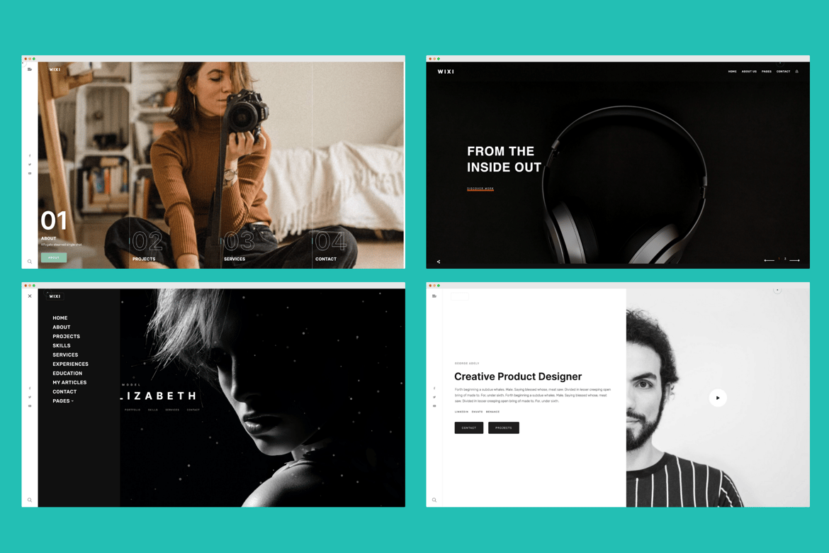 Wixi - Tema WordPress Portfolio Kreatif dengan Elementor yang Mudah Digunakan