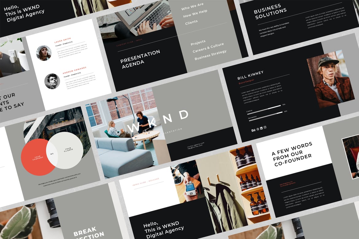 Template PowerPoint WKND - Presentasi Modern dan Profesional
