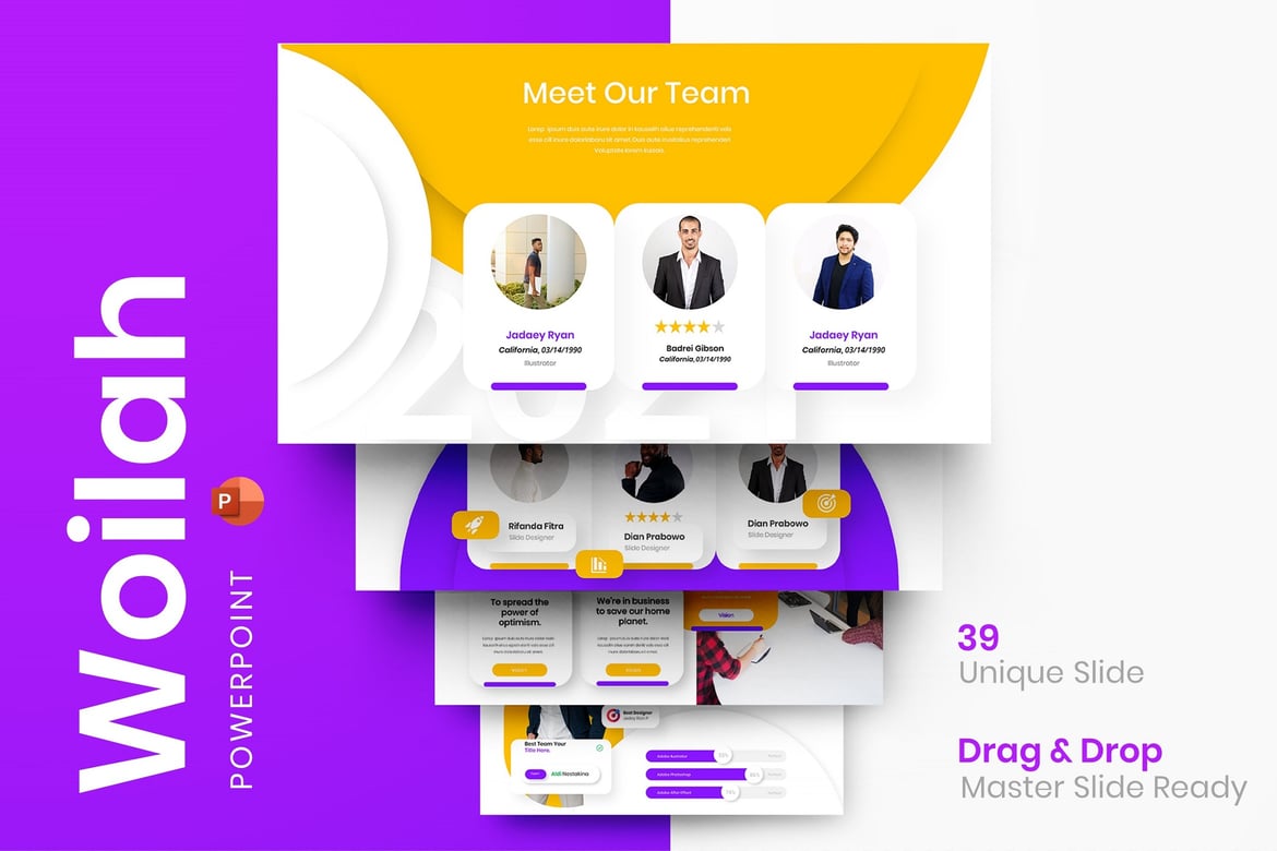 Woilah – Template Presentasi PowerPoint Profesional untuk Bisnis