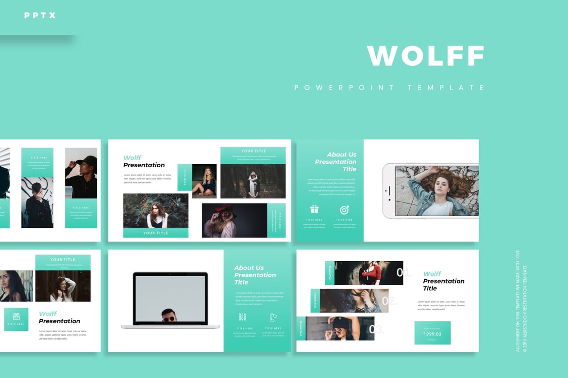Template Powerpoint Wolff - Solusi Presentasi Profesional