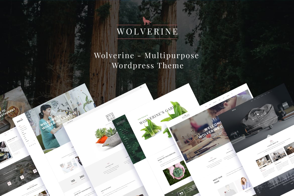 Wolverine - Tema WordPress Multi-Purpose Responsif yang Menarik